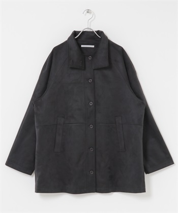蜜桃絨夾克(炭灰色-one-CHARCOAL GRAY)