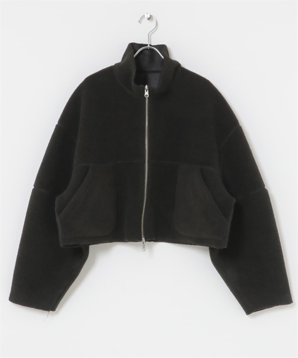 雙面穿絨毛夾克(黑色-one-BLACK)