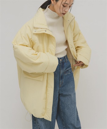 中長版填充大衣