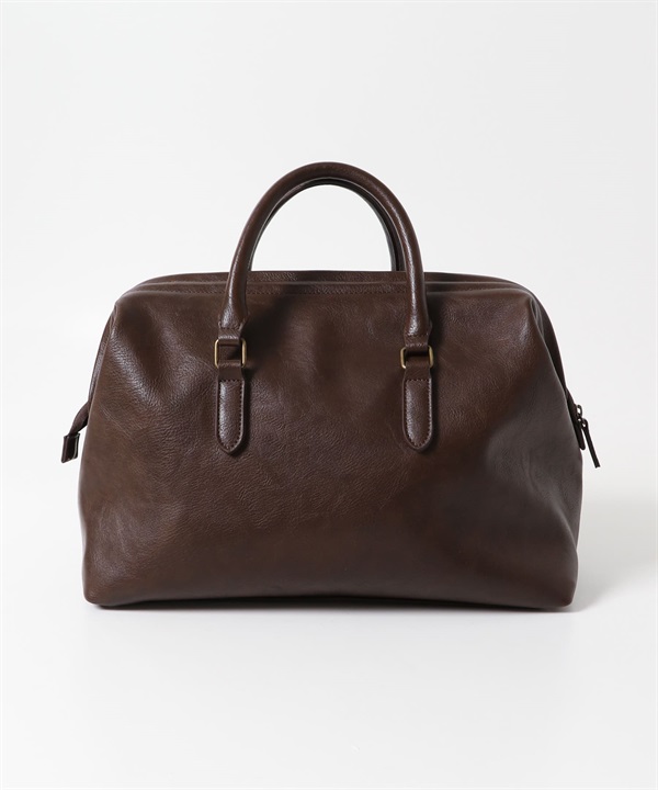 口金波士頓包(深棕色-one-DARK BROWN)