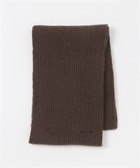 羅紋針織圍巾(棕色-one-BROWN)