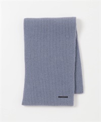 羅紋針織圍巾(淺藍色-one-LIGHT BLUE)