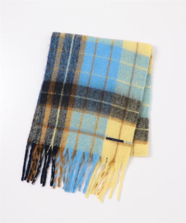 圈圈紗格圍巾(其他藍色-one-其他藍色)