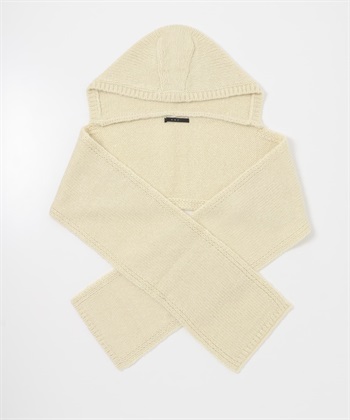 連帽圍巾(象牙白-one-IVORY)