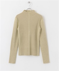 UR TECH illi 不規則羅紋高領針織衫(卡士達黃-one-其他黃色)