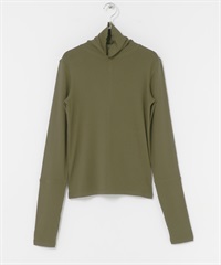 基本款高領上衣(橄欖綠-one-OLIVE)