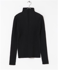 illi 不規則羅紋高領針織衫(炭灰色-one-其他灰色)