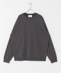 高機能連肩袖T恤(炭灰色-S)