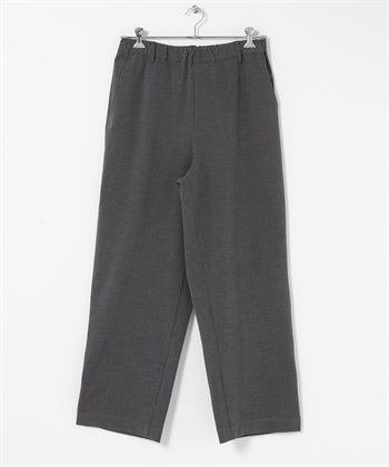 高機能寬版直筒輕便長褲(灰色-S)