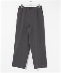 高機能寬版直筒輕便長褲(灰色-S)