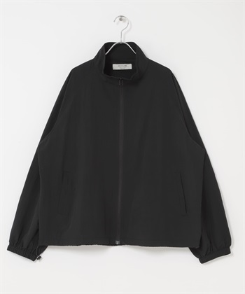 防潑水立領夾克(黑色-M-BLACK)