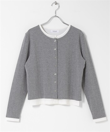 防汗漬層次感設計套衫(灰色-FREE-GRAY)