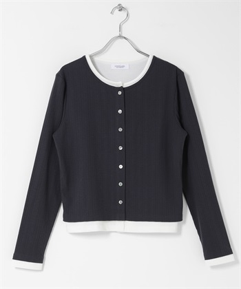 防汗漬層次感設計套衫(炭灰色-FREE-CHARCOAL GRAY)