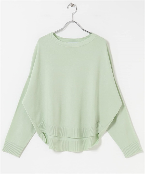 防起毛球繭型針織衫(薄荷綠-FREE-MINT)