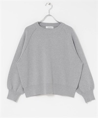 大學T設計針織衫(麻花灰-FREE-GRAY)