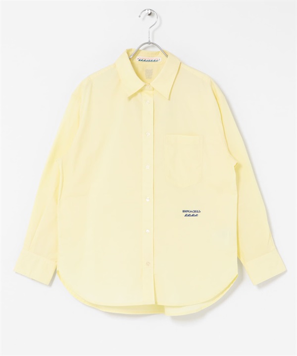 TOYAMEG聯名刺繡襯衫(黃色-FREE-YELLOW)