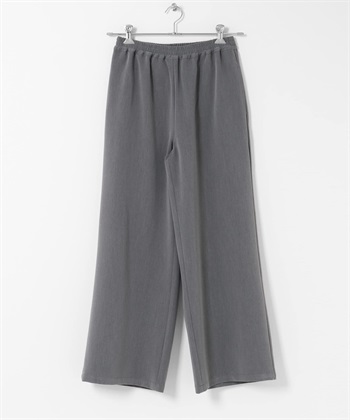 防起毛球EASY CARE寬版輕便長褲(灰色-36-GRAY)