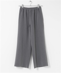 防起毛球EASY CARE寬版輕便長褲(灰色-36-GRAY)