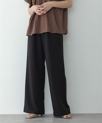 防起毛球EASY CARE寬版輕便長褲