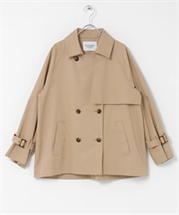 防潑水短版風衣(膚色-36-BEIGE)