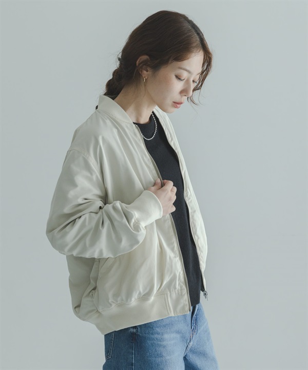 雙面穿寬版MA-1夾克