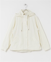 防潑水多機能連帽登山外套(米色-FREE-OFF WHITE)