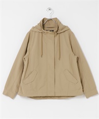 防潑水多機能連帽登山外套(膚色-FREE-BEIGE)