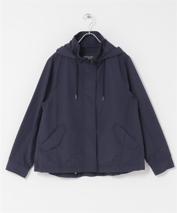 防潑水多機能連帽登山外套(藏青色-FREE-NAVY)