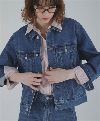 經典短版牛仔外套