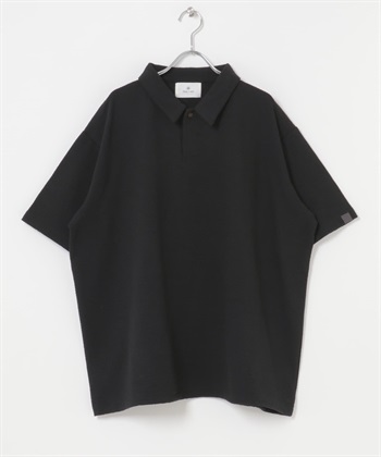 泡泡紗領子設計套衫(黑色-L-BLACK)