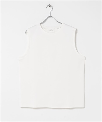 UR TECH 柔滑涼感基本款坦克背心(米色-L-OFF WHITE)