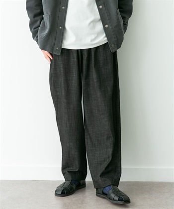 仿牛仔輕便寬褲