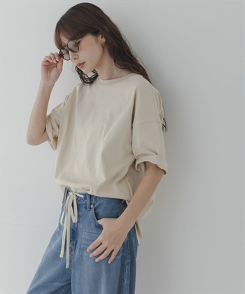 棉質五分袖套衫