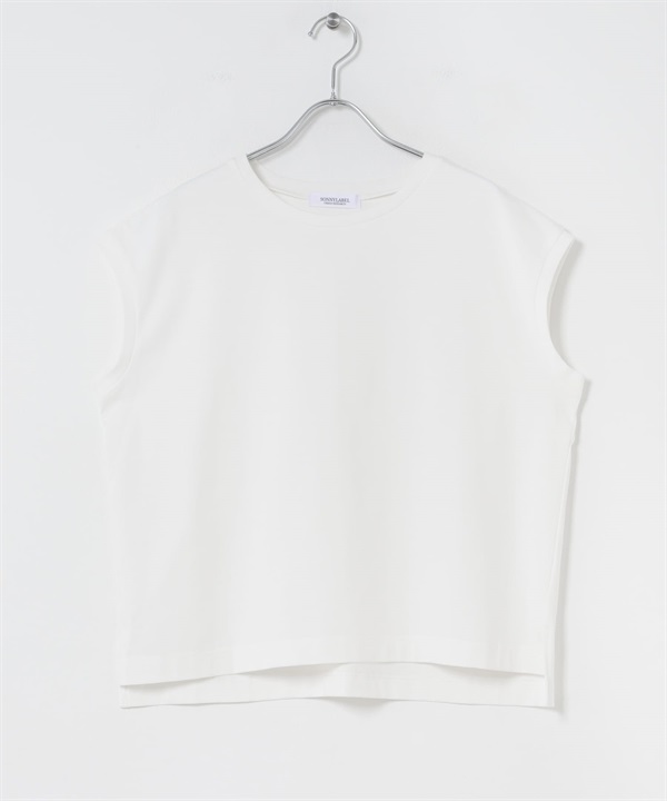 UR TECH 柔滑涼感法式袖套衫(米色-FREE-OFF WHITE)