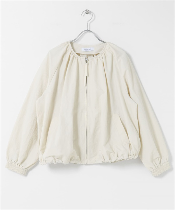UR TECH 氣球剪裁短版夾克(象牙白-FREE-IVORY)