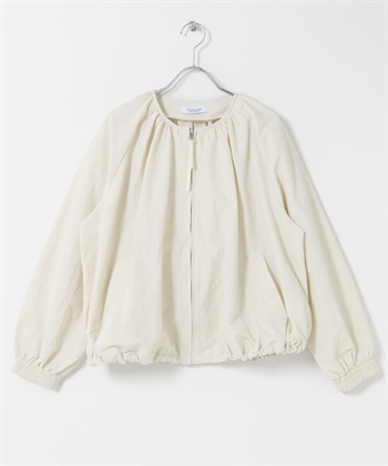 UR TECH 氣球剪裁短版夾克(象牙白-FREE-IVORY)