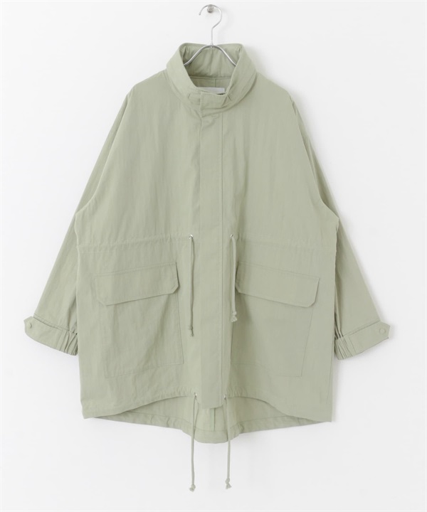 軍裝風尼龍夾克(卡其綠-FREE-KHAKI)