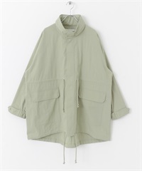 軍裝風尼龍夾克(卡其綠-FREE-KHAKI)