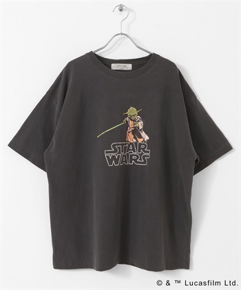 STARWARS 顏料染T恤(yoda-L-COLOR C)