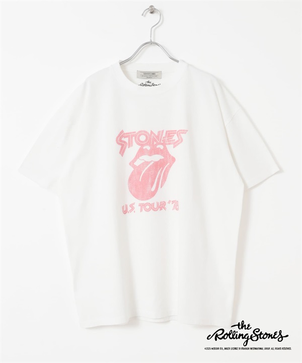 The Rolling Stones T恤(米色-M-OFF WHITE)