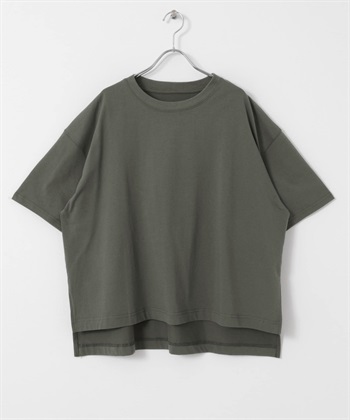 SHELTECH寬版T恤(炭灰色-FREE-CHARCOAL GRAY)