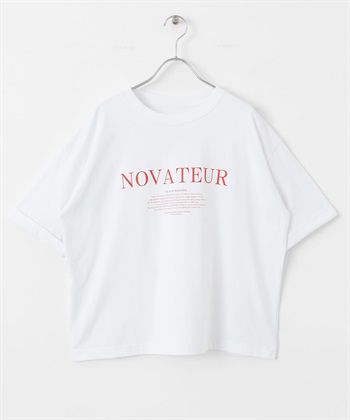 SHELTECH LOGO印花T恤(米色-FREE-OFF WHITE)