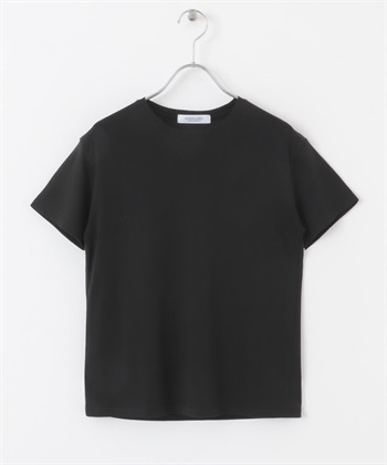 透膚粗節紗T恤(黑色-FREE-BLACK)