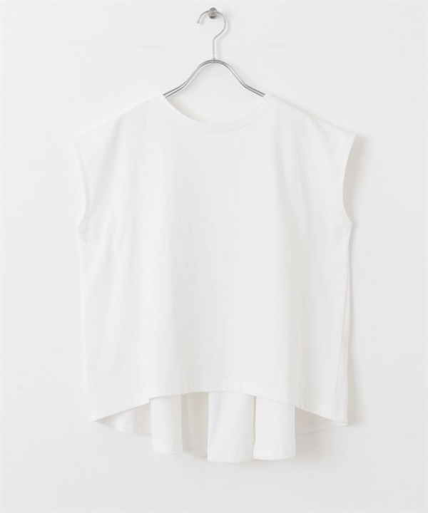 吸水速乾涼感背面傘狀套衫(米色-FREE-OFF WHITE)