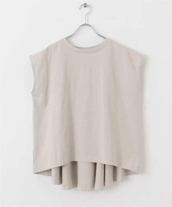 吸水速乾涼感背面傘狀套衫(灰膚色-FREE-其他灰色)