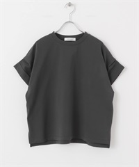 雙褶法式袖套衫(炭灰色-FREE-CHARCOAL GRAY)