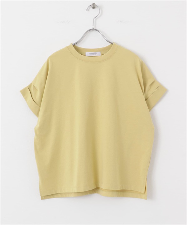 雙褶法式袖套衫(黃色-FREE-YELLOW)