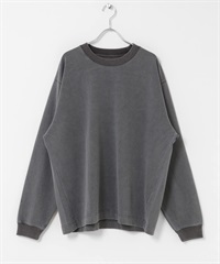 UpDRIFT 寬鬆合身長袖T恤(墨黑色-M-DEEPBLACK)