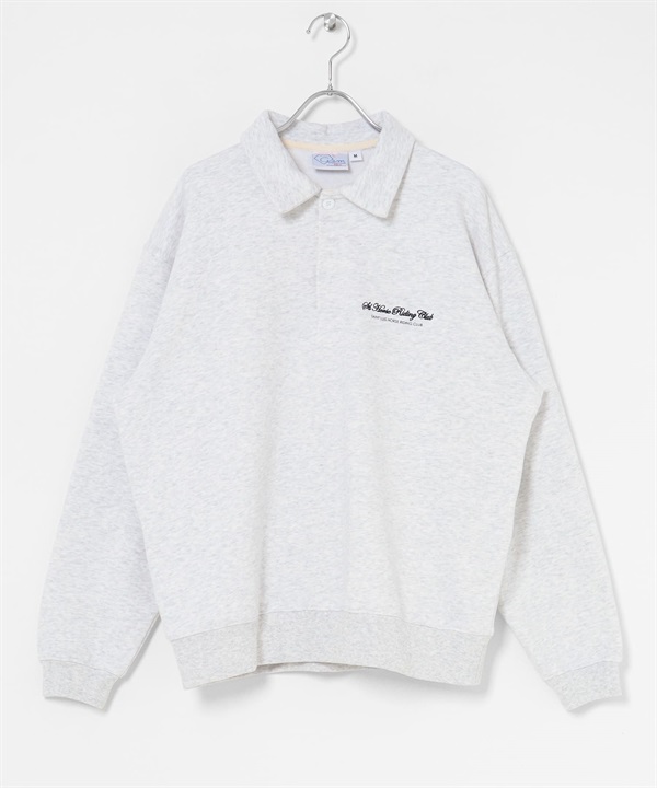 【男女通用款】GEM SPORTSWEAR 棉質毛圈POLO衫(燕麥色-M-OATMEAL)