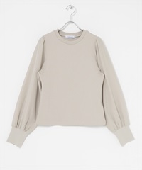 泡泡袖拼接套衫(膚色-FREE-BEIGE)